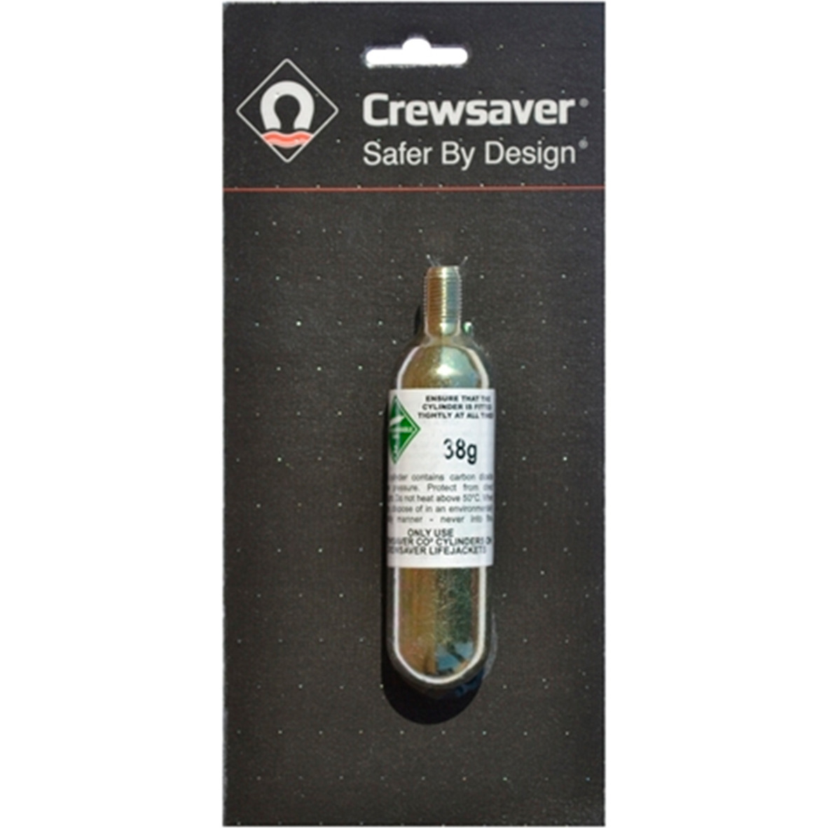 2026 Crewsaver 38g Co2 Herbewapeningsfles 10034