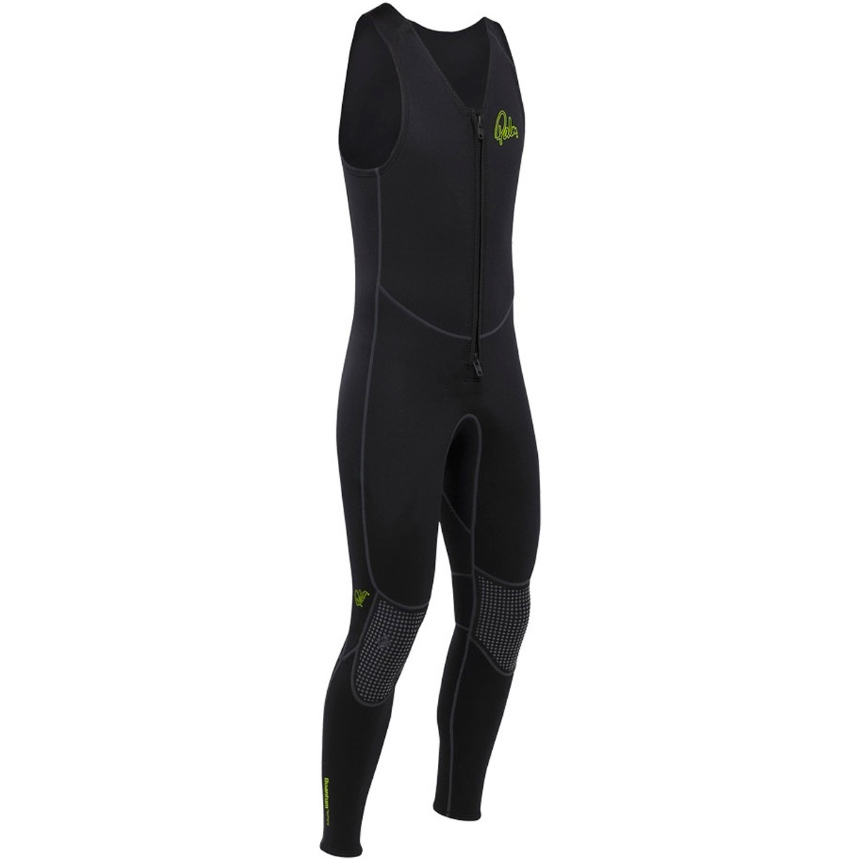2026 Palm Quantum 3mm Neoprene Voorkant Ritssluiting Long John Wetsuit 12235 - Black