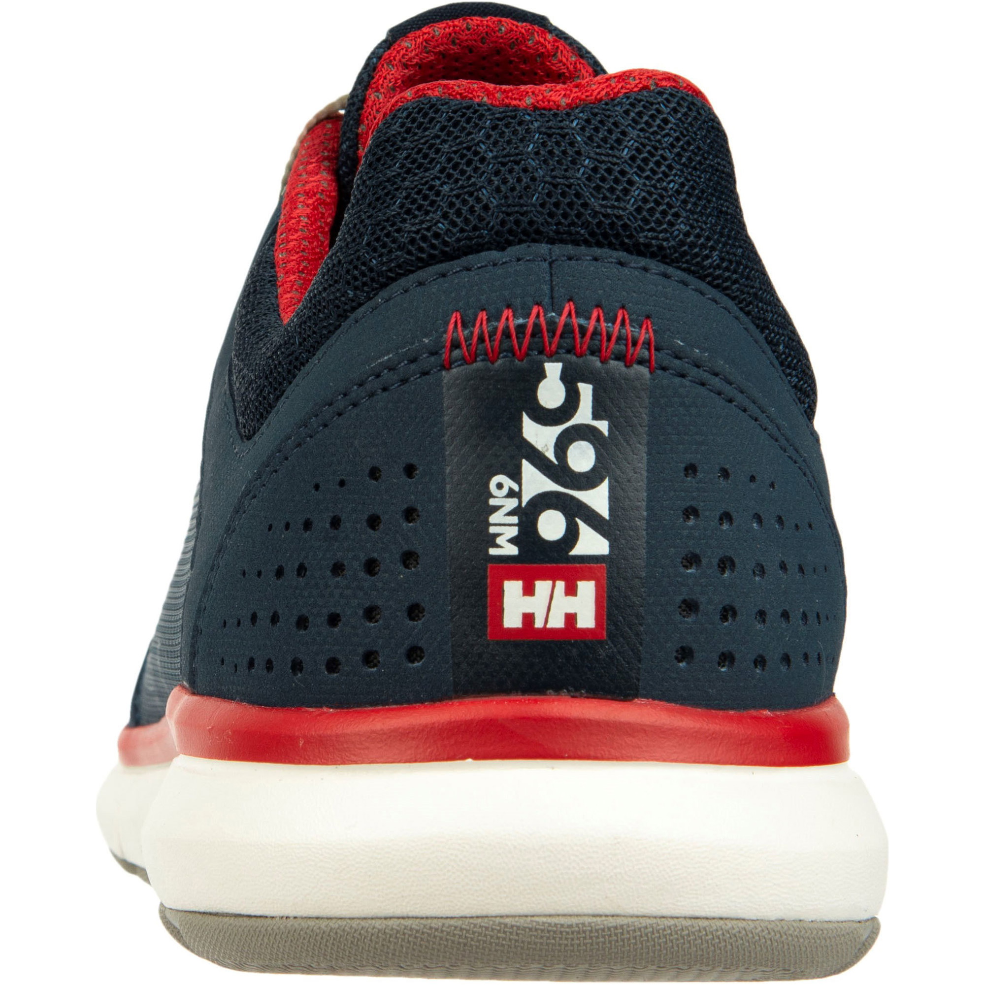 2026 Helly Hansen Heren Ahiga V4 Hydropower Zeilschoenen 11582 - Navy / Vlaggenrood