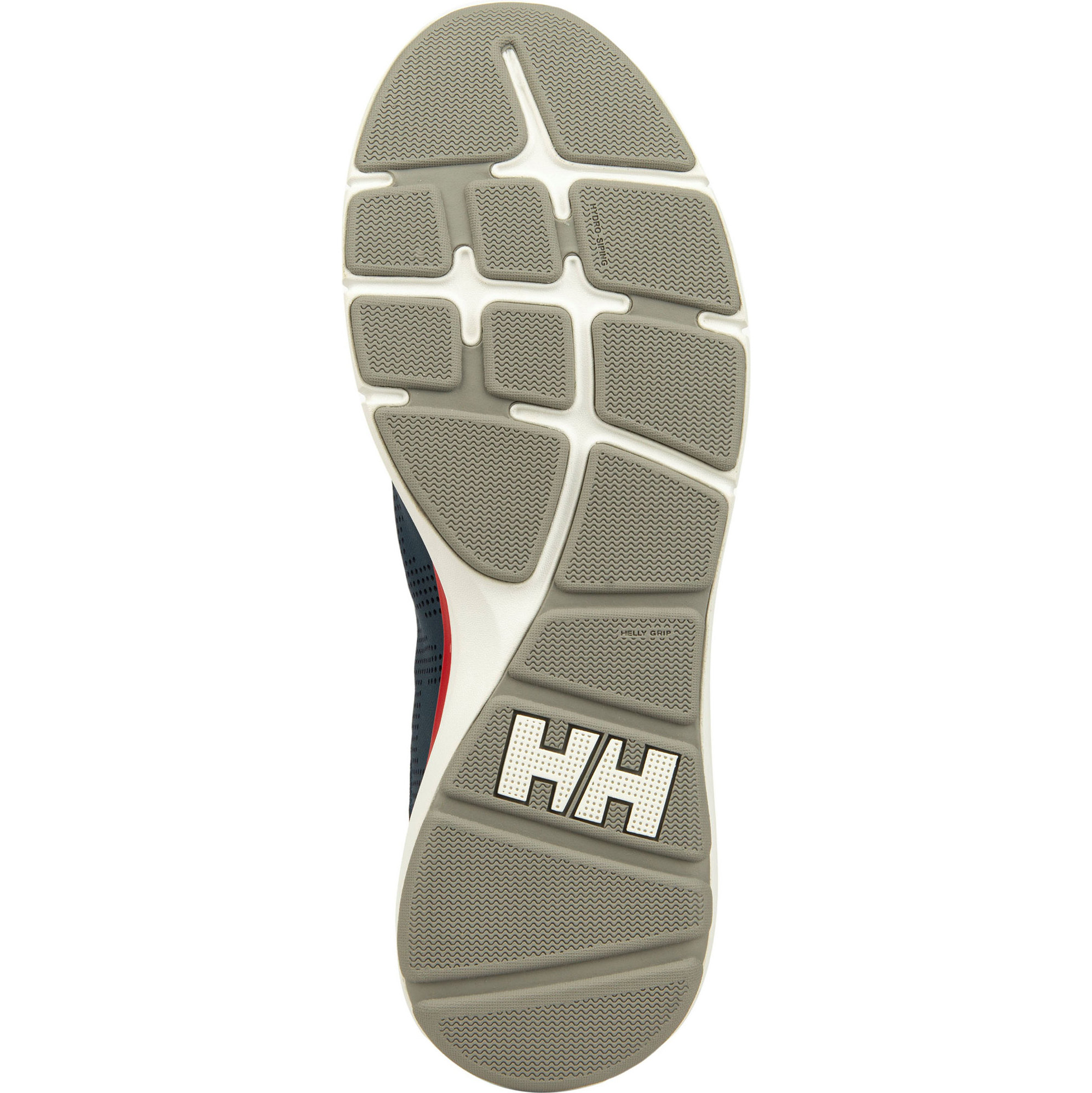 2026 Helly Hansen Heren Ahiga V4 Hydropower Zeilschoenen 11582 - Navy / Vlaggenrood