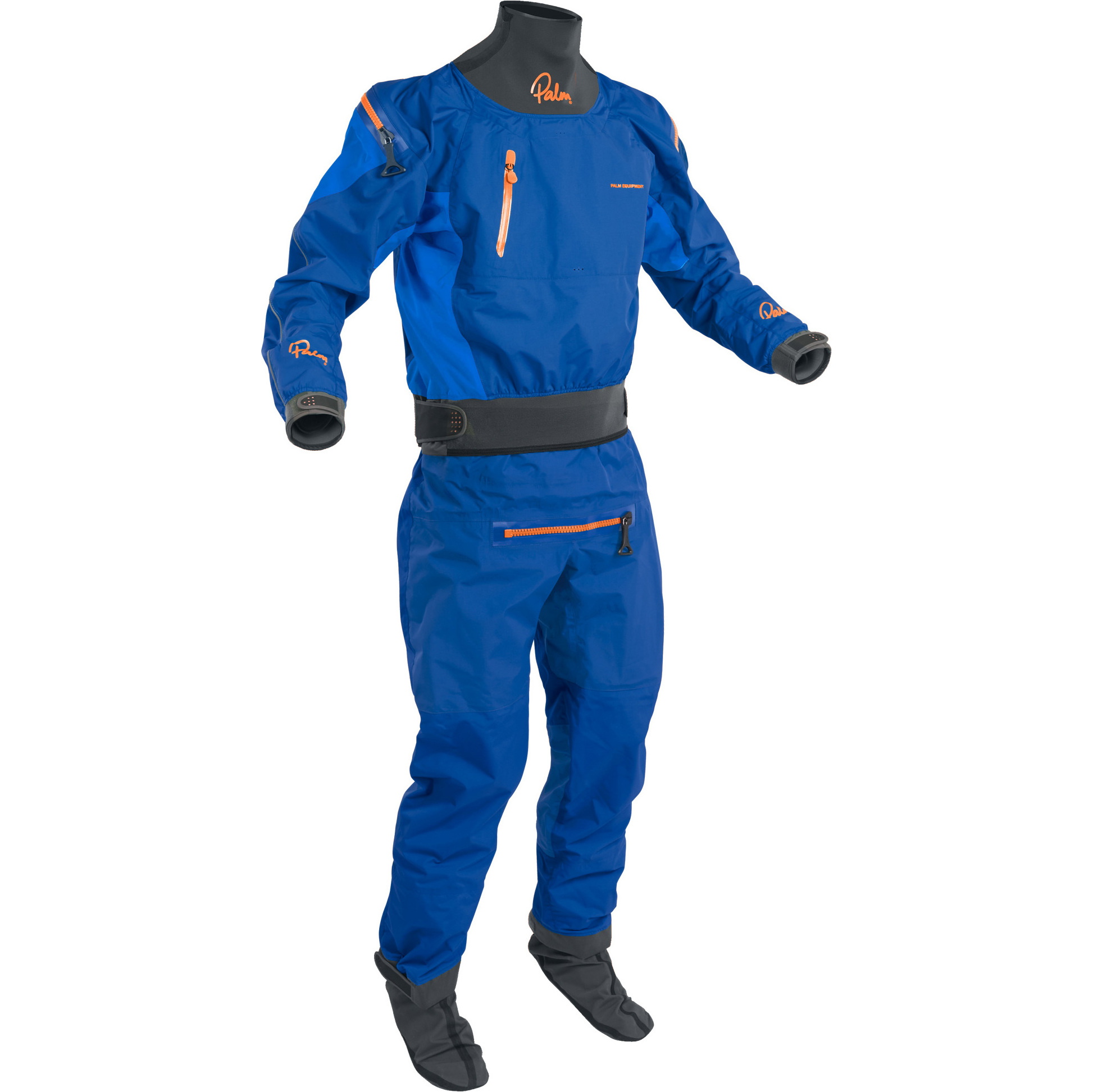 2025 Palm Heren Atom Back Zip Kajak Droogpak & Con Zip Colbalt / Ocean 12380