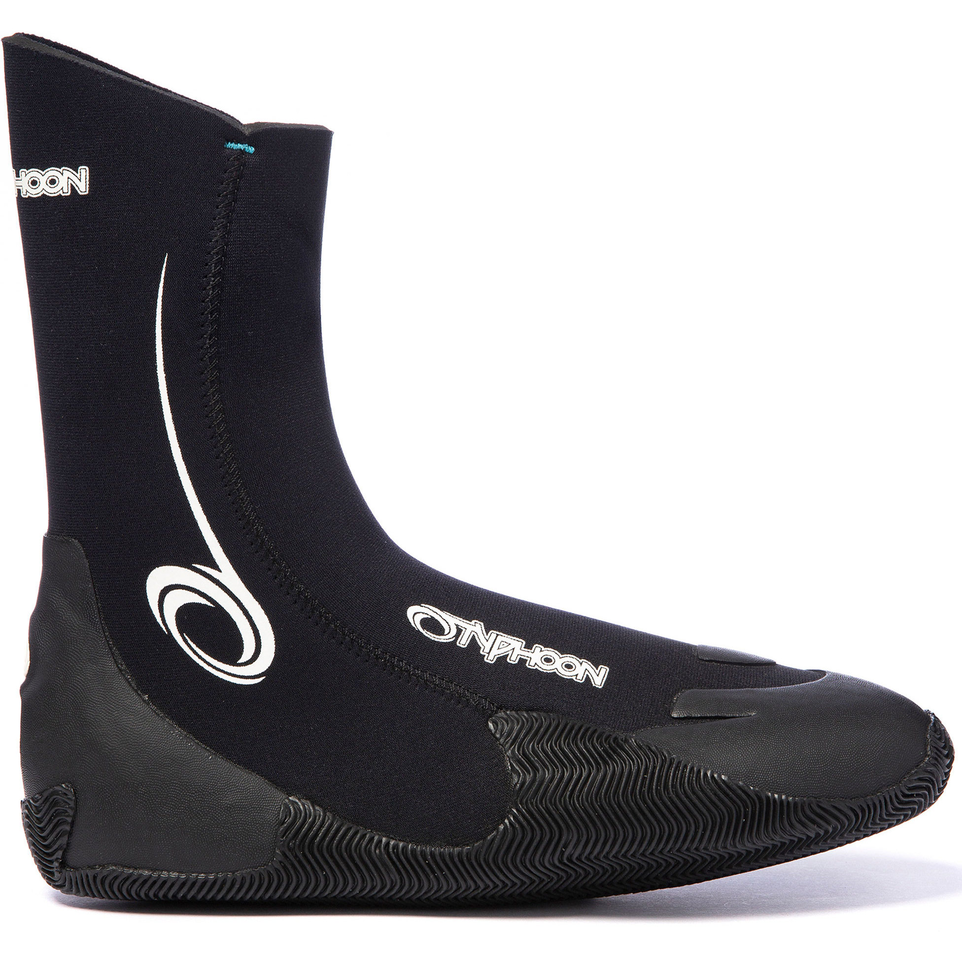 2021 Typhoon Vortex 5mm Neopreen Laarzen Met Ronde Neus 300320 - Zwart