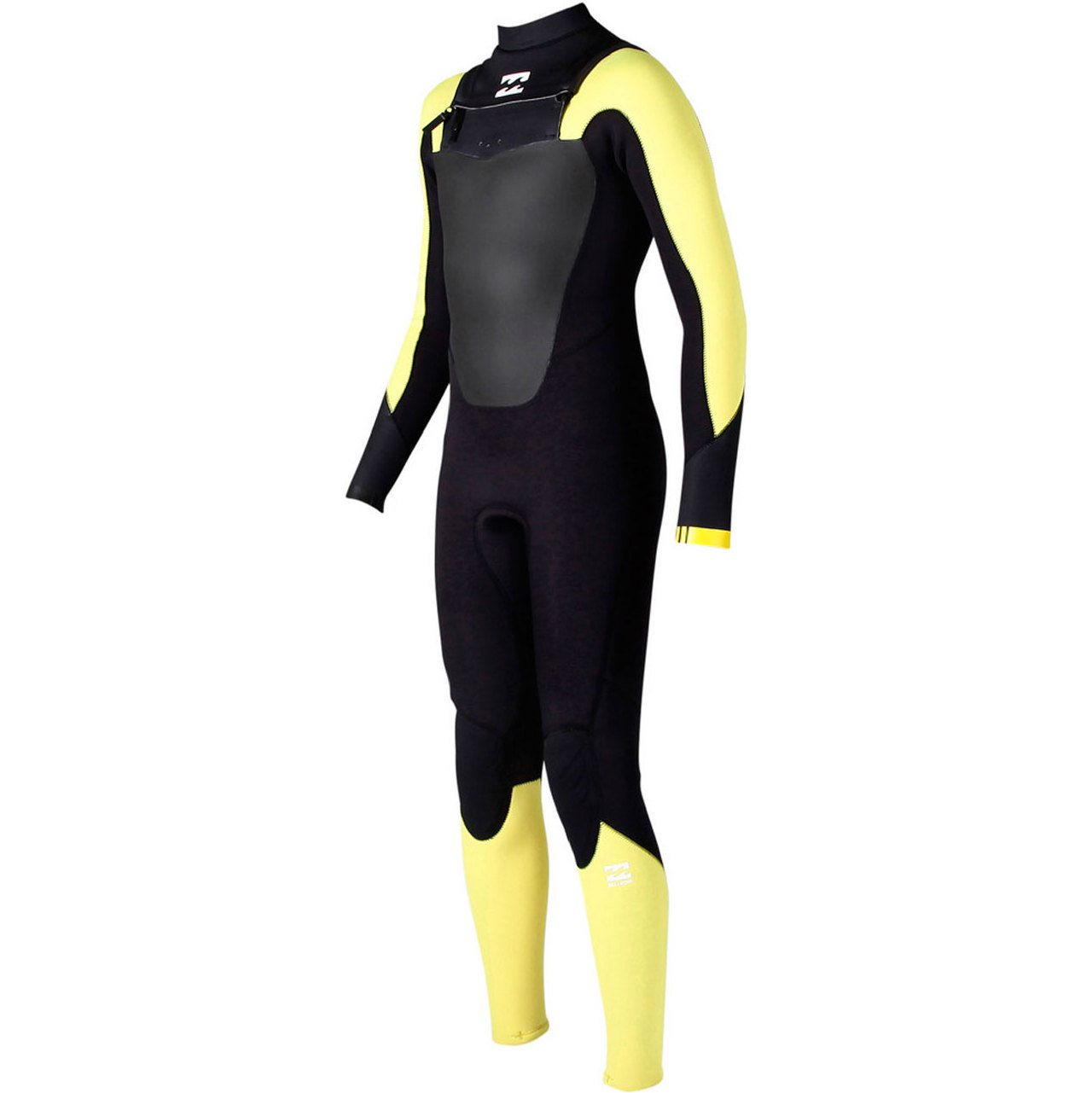 2017 Billabong Junior Absolute Comp 4 / 3mm Borst Zip Wetsuit Mango Z44B03