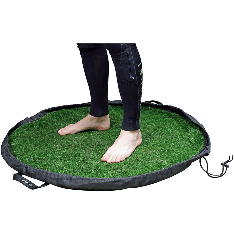 2026 Northcore Grass Waterdichte Verschoningsmat / Tas Nocom02 - Zwart / Groen