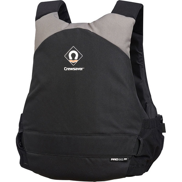 2025 Crewsaver Junior Pro 50N Side Zip Buoyancy Aid Black / Grey 2621J