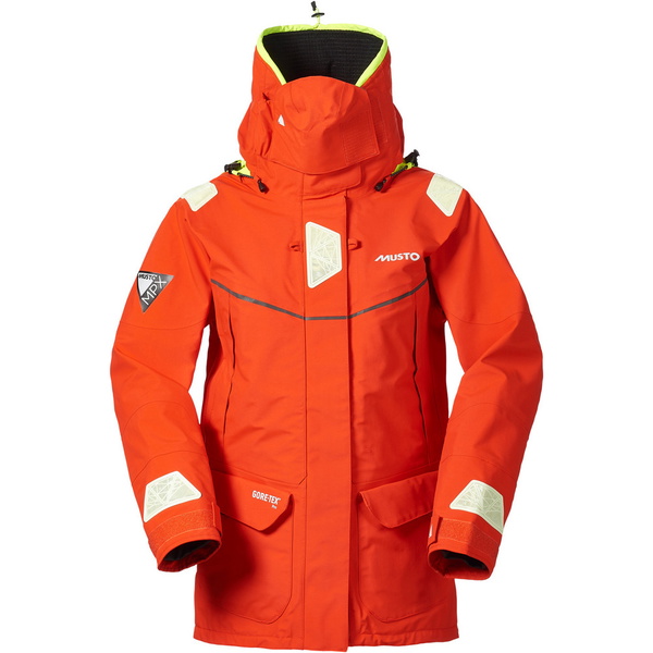 Musto dames MPX Goretex offshorebroek SM151W3 & broeken SM1520 combiset FIRE ORANGE / ZWART