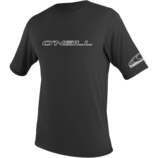 2026 O'Neill Heren Basic Skins Zonnehemd Met Korte Mouwen 3402 - Black