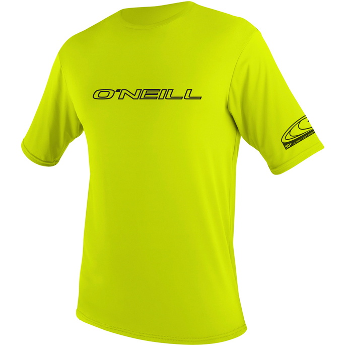 2026 O'Neill Heren Basic Skins Zonnehemd Met Korte Mouwen LIME 3402