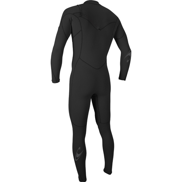 2026 O'Neill Heren Hammer 3/2mm Borst Ritssluiting Wetsuit 4926 - Black