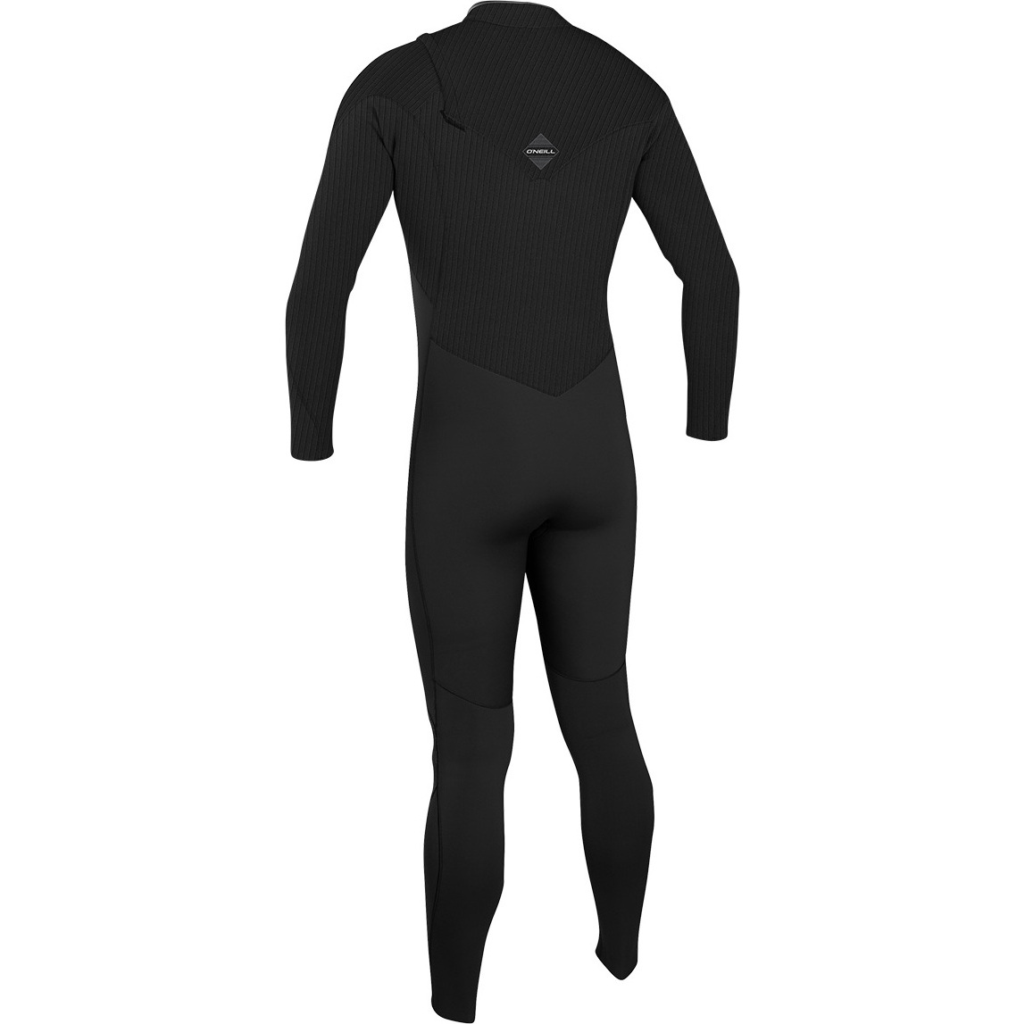 2026 O'Neill Heren HyperFreak Comp 3/2mm Ritssluiting-vrij Wetsuit 4970 - Black