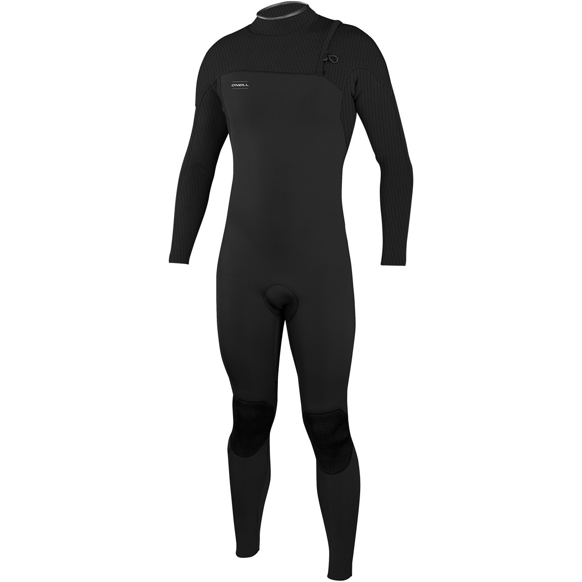 2026 O'Neill Heren HyperFreak Comp 3/2mm Ritssluiting-vrij Wetsuit 4970 - Black