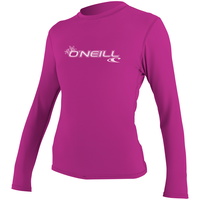 Womens Basic Skins Long Sleeve Rash Tee