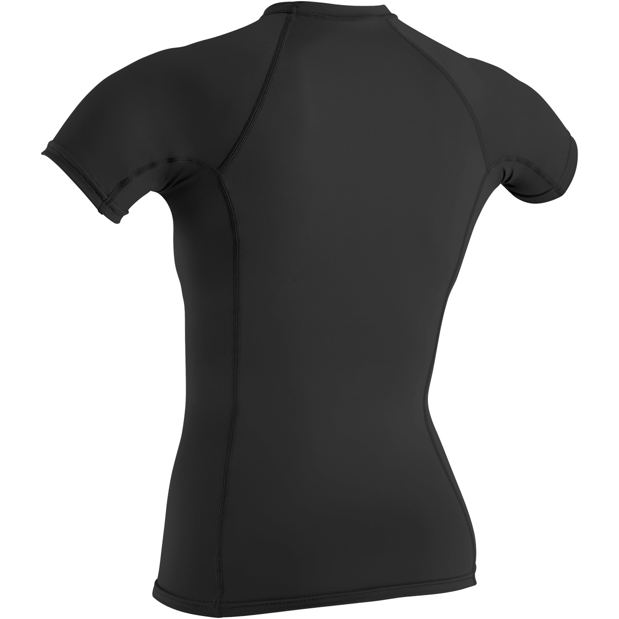 2026 O'neill Damesbasis Skins Korte Mouw Crew Lycra Vest 3548 - Zwart