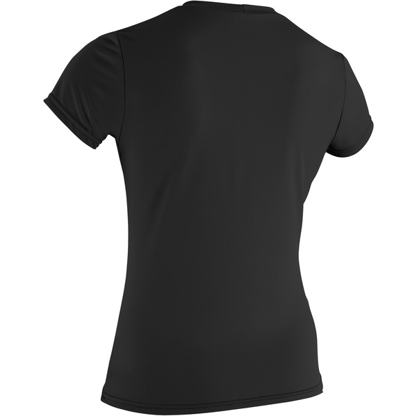 2026 O'neill Dames Basis Skins T-shirt Met Korte Mouwen 3547 - Zwart