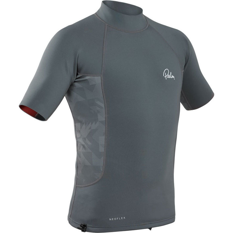 2026 Palm Heren Neoflex 0.5mm Neopreen Top Met Korte Mouwen 12797 - Jet Grijs