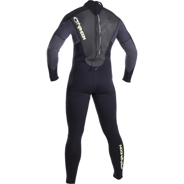 2019 Typhoon Storm 5/4/3mm Gbs Wetsuit Zwart / Grijs 250662