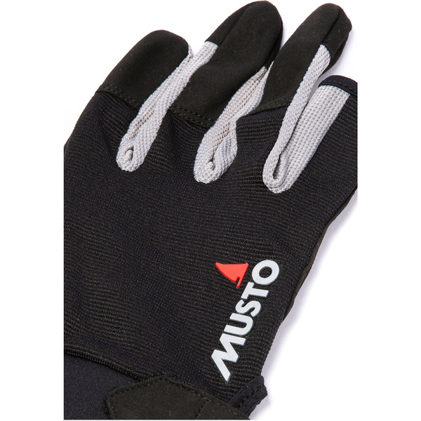 Musto Essential Zeilen 3 Vinger Handschoenen AUGL002 - Black