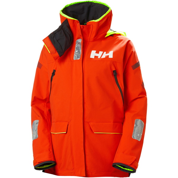 2021 Helly Hansen Dames Skagen Offshore Zeiljack & Broek Combiset - Cherrytomaat / Ebbenhout