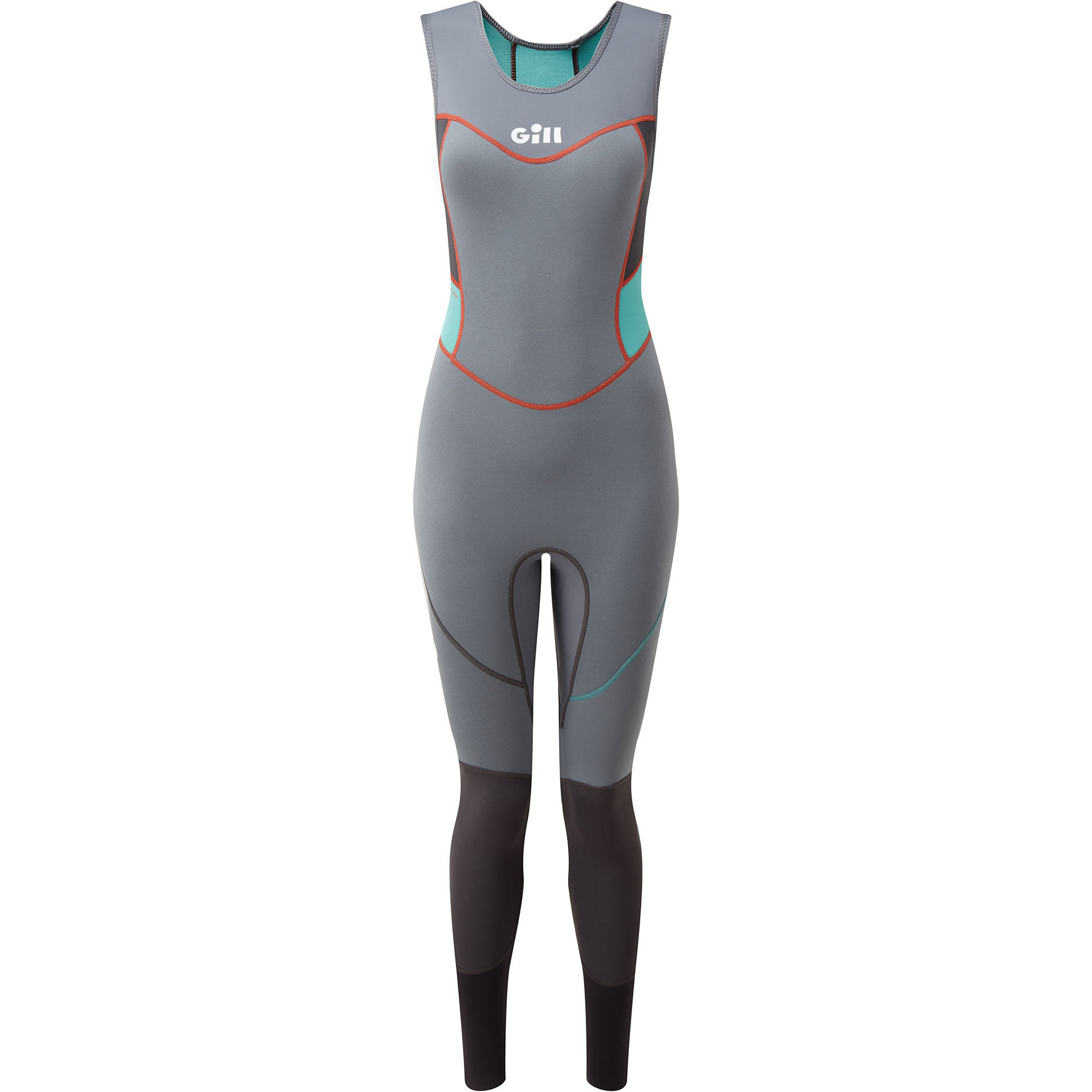 2024 Gill Dames Zenlite 2mm Flatlock Skiff Wetsuit 5002W - Steel Grey