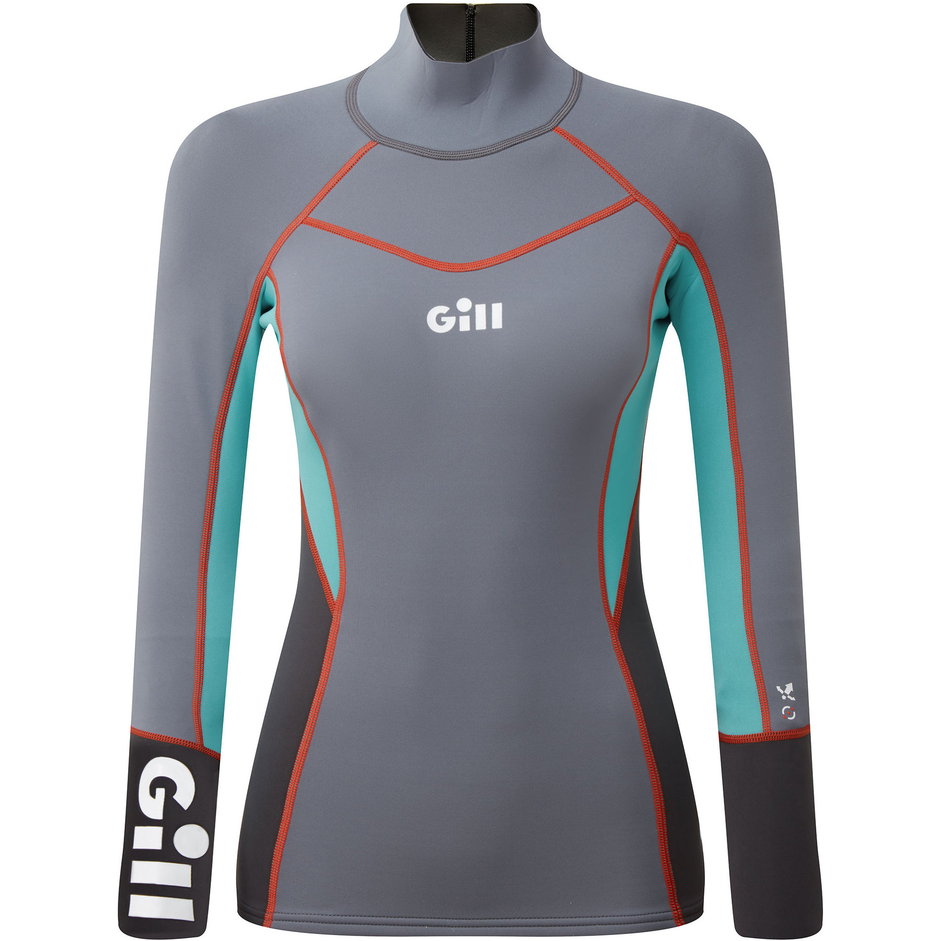 Gill Dames Zenlite 1.5mm Flatlock Neoprene Top 5003W - Steel Grey