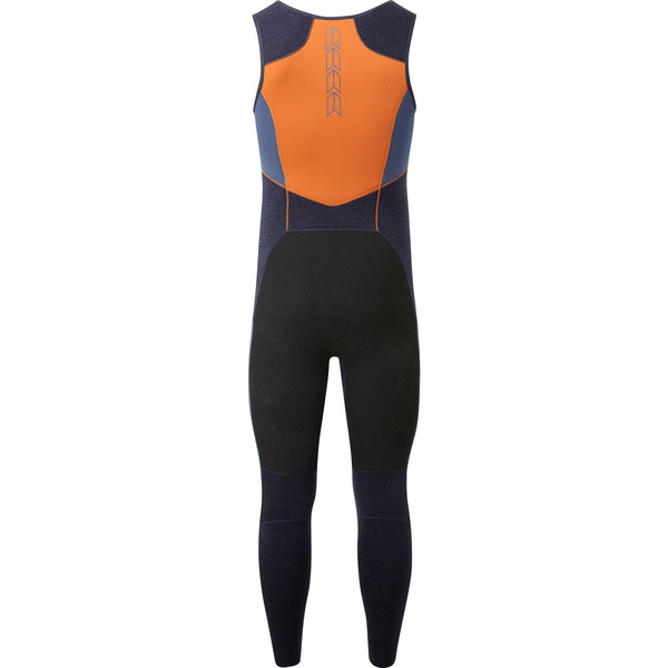 Gill Heren Race Firecell 3.5mm Neoprene Skiff Suit RS16 - Dark Denim / Orange