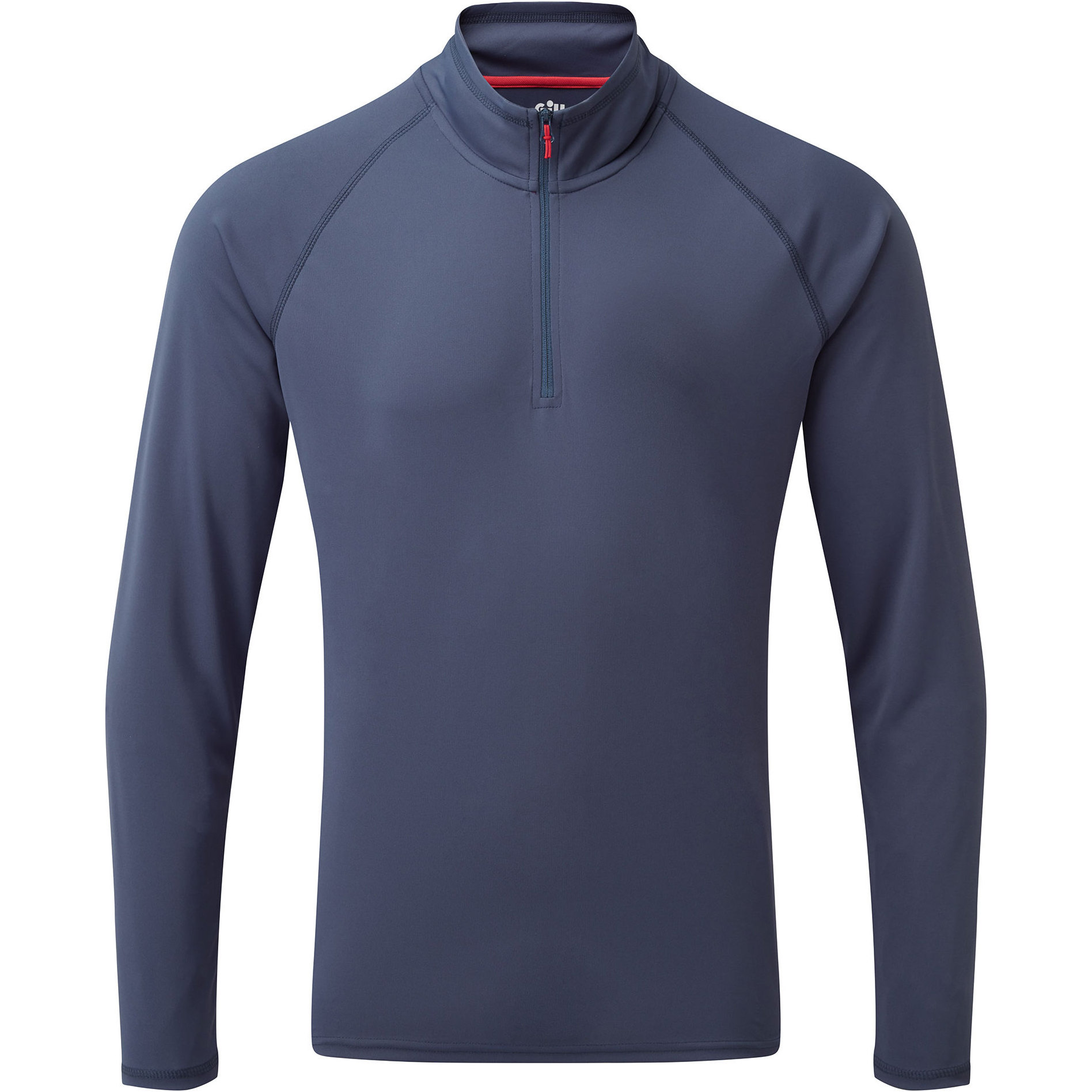 Gill UV UV-T-shirt Met Rits En Nek UV509 - Ocean
