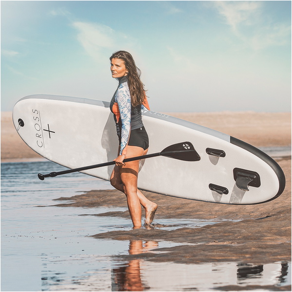 2025 Gul Cross 10'7 Opblaasbaar Paddleboard Pakket - Board, Tas, Pomp, Peddel & Leiband CB0029-B7