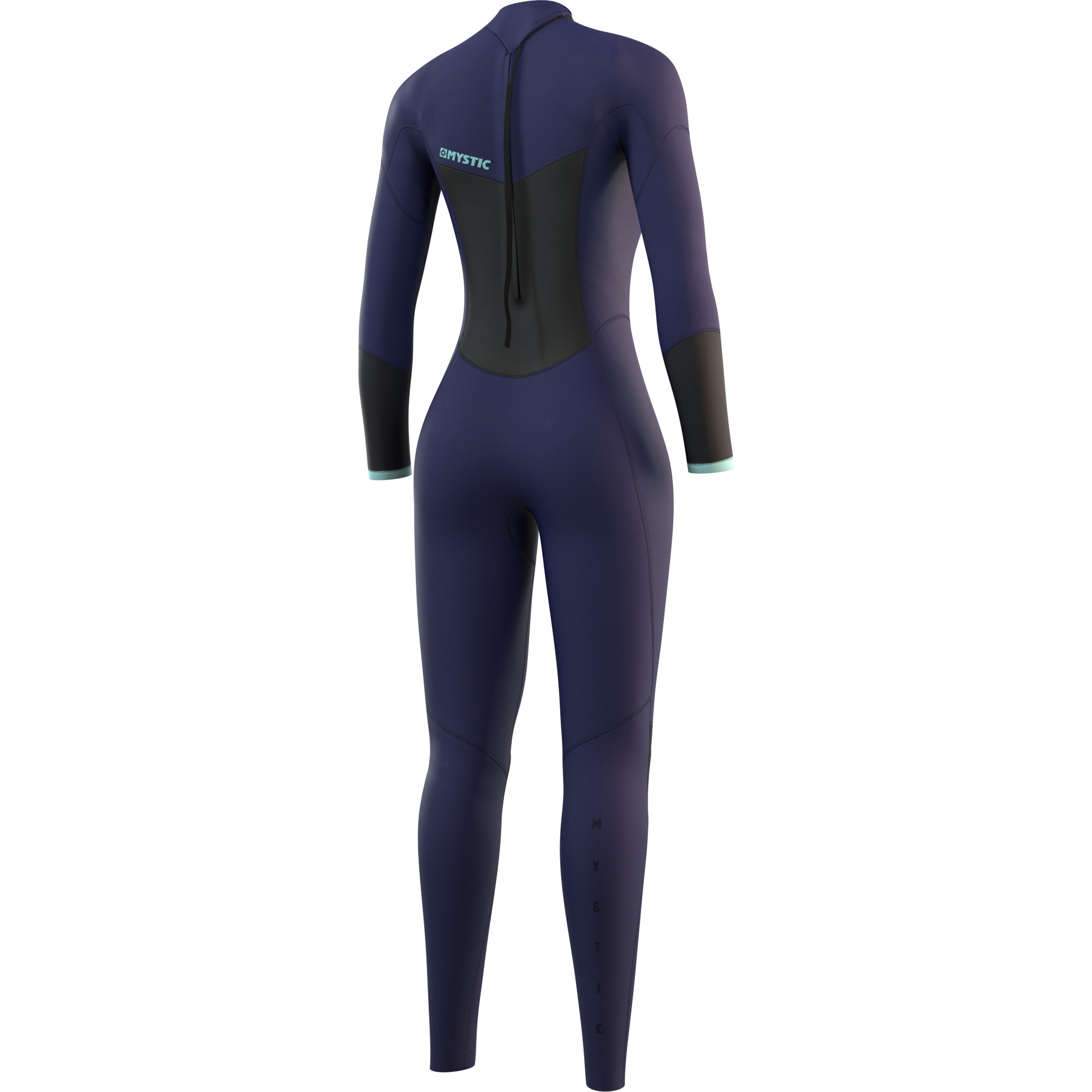 Mystic Dames Star 3/2mm Rug Ritssluiting Wetsuit 210318 - Night Blue