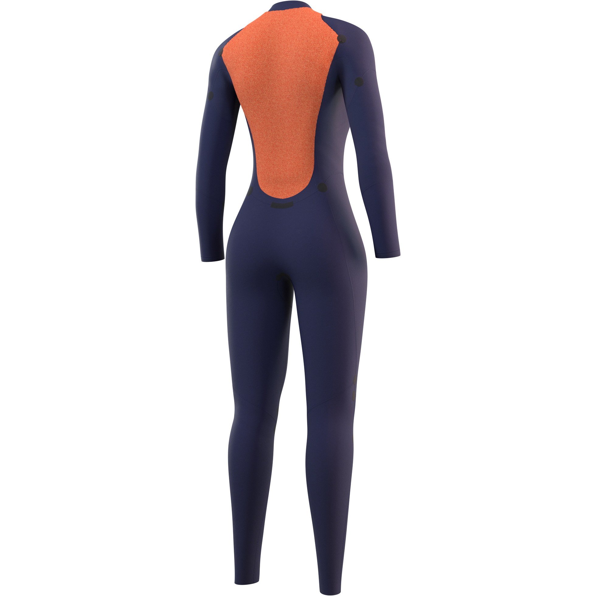 Mystic Dames Star 3/2mm Rug Ritssluiting Wetsuit 210318 - Night Blue
