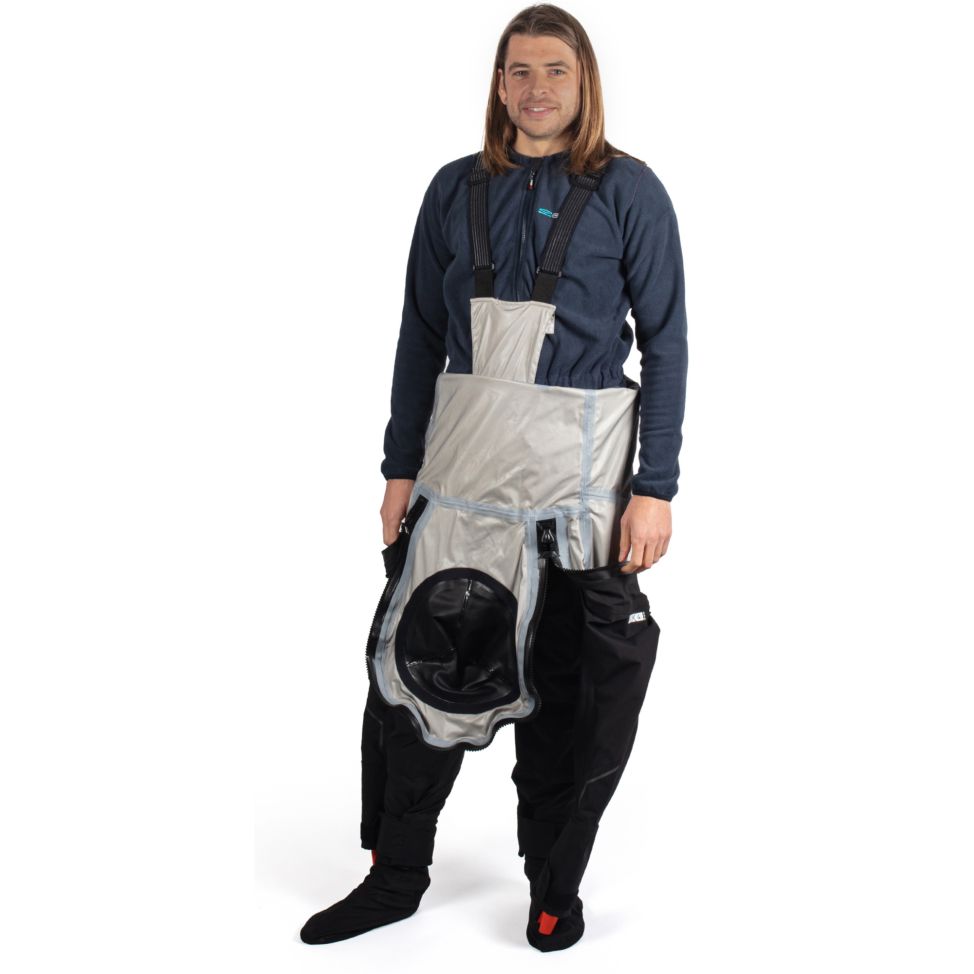 Gul Heren Code Zero Stretch U-rits Droogpak GM0368-B9 - Black