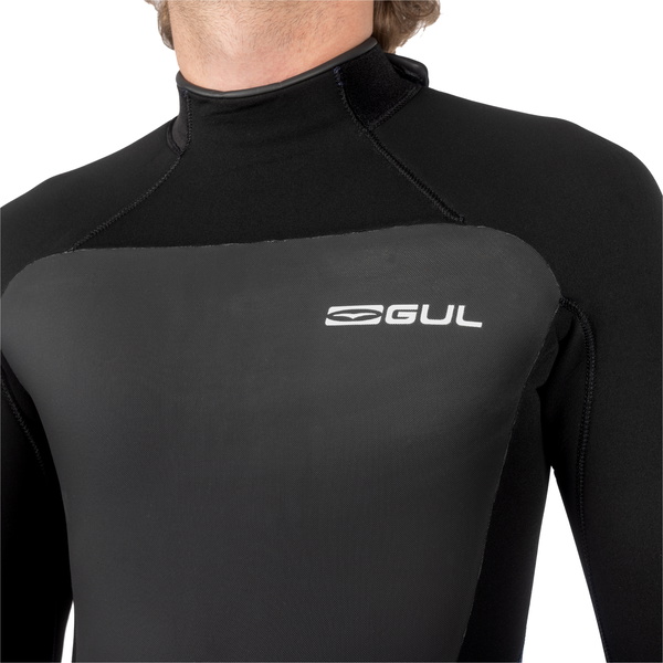 2025 Gul Heren Response 5/3mm Gbs Rug Ritssluiting Wetsuit RE1213-C1 - Navy / Black