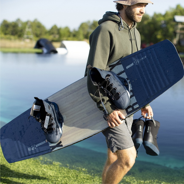 2022 Ronix Kinetik Project Springbox 2 Kabel Wakeboard 22220 - Navy / Grijs / Zwart
