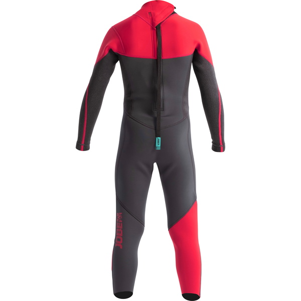 2026 Jobe Junior Boston 3/2mm Rug Ritssluiting Wetsuit 3035210 - Red