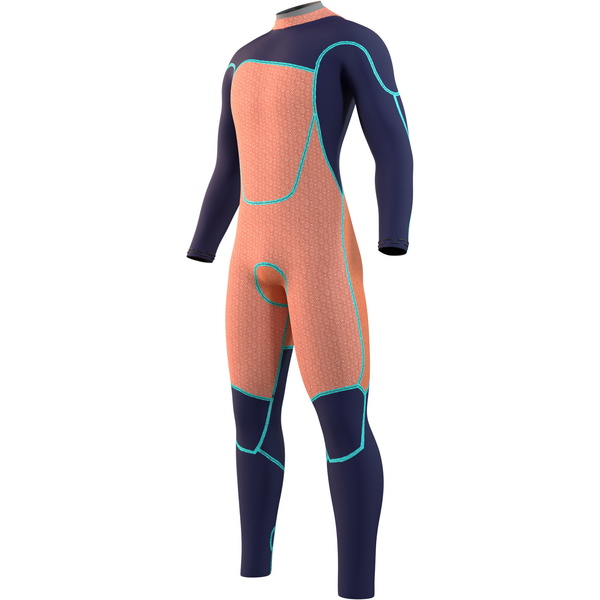 2026 Mystic Heren Majestic 4/3mm Rug Ritssluiting Wetsuit 35000.230004 - Black