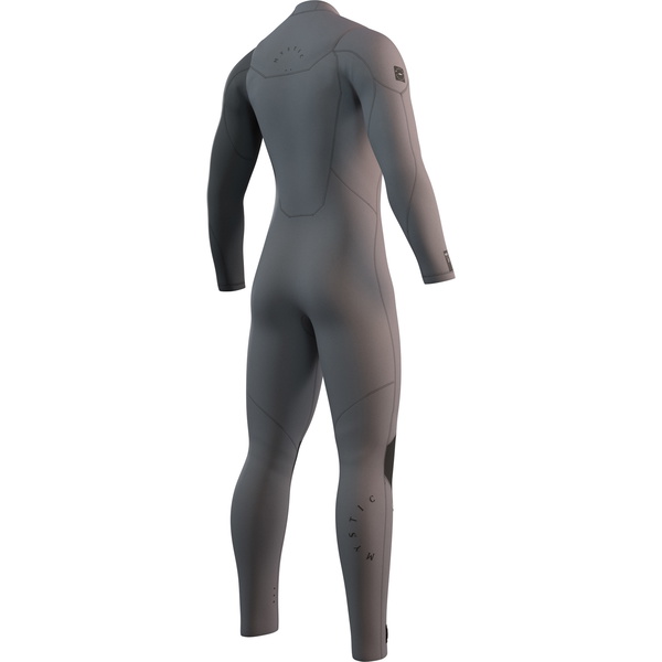 2024 Mystic Heren Marshall 5/3mm Borst Ritssluiting Wetsuit 35000.230008 - Light Grey