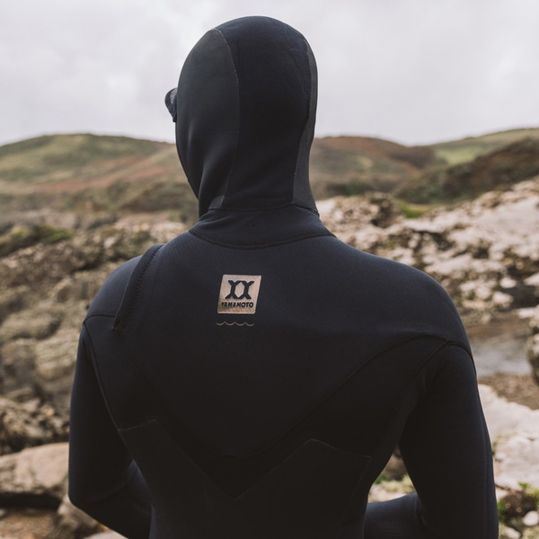 2024 Gul Heren Viper 6/5/4mm Borst Ritssluiting Met Capuchon Wetsuit VR1225/C2 - Black