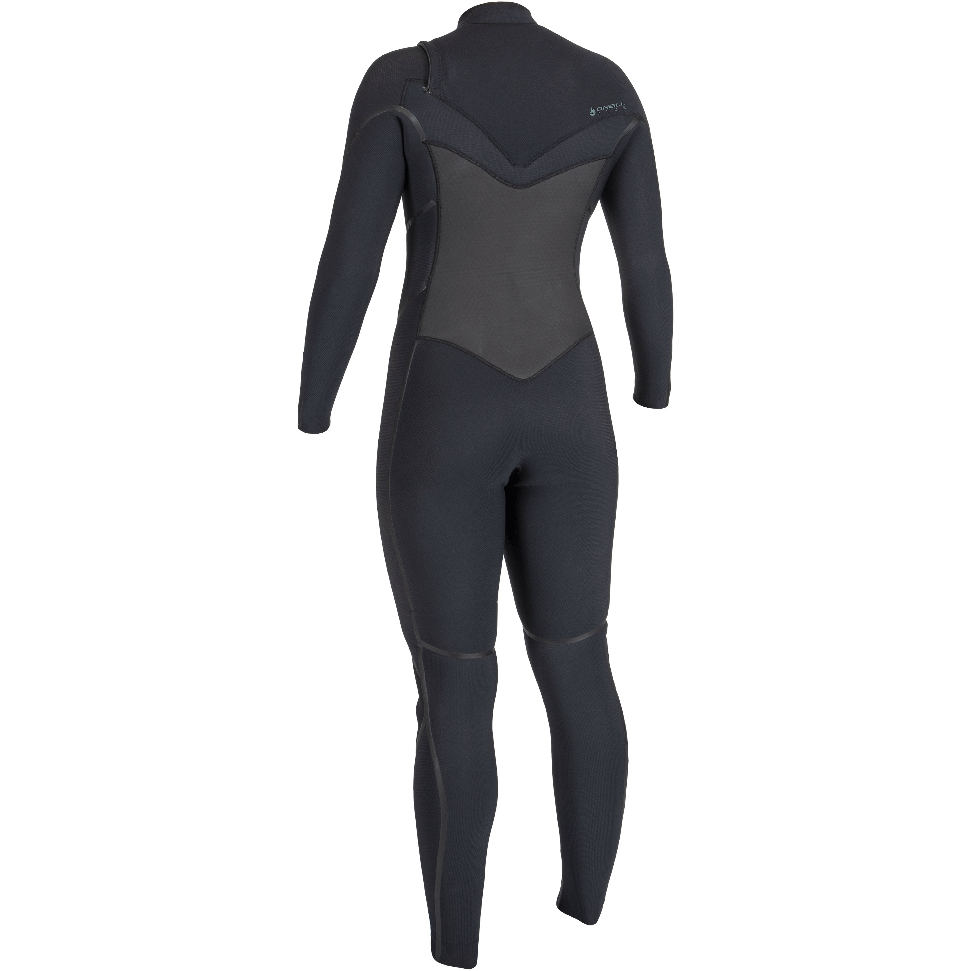 2025 O'Neill Dames Psycho Tech 5/4+mm Borst Ritssluiting Wetsuit 5547 - Black
