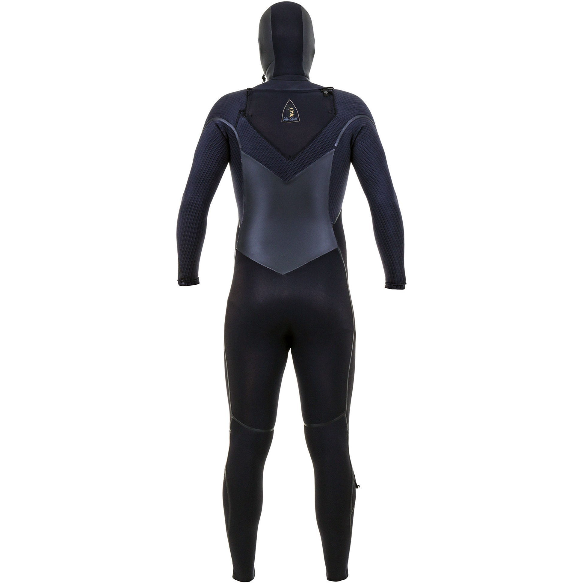 2025 O'Neill Heren Mutant Legend 5/4mm Borst Ritssluiting Met Capuchon Wetsuit 5369 - Black