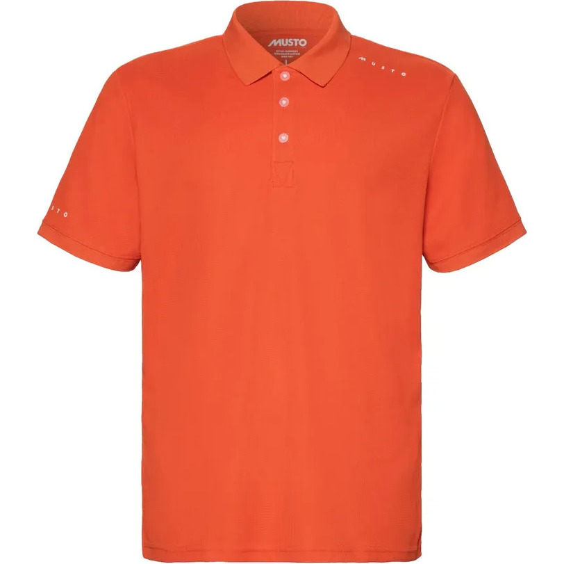2026 Musto Mens Evo Crew Pro Lite Polo 84220 - Pumpkin Orange