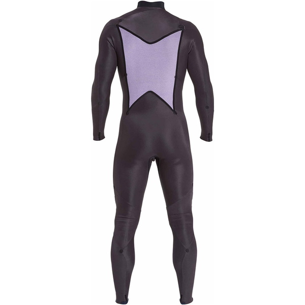 2018 Billabong Absolute Comp 5 / 4mm Borst Zip Wetsuit LUNAR GRIJS F45M21