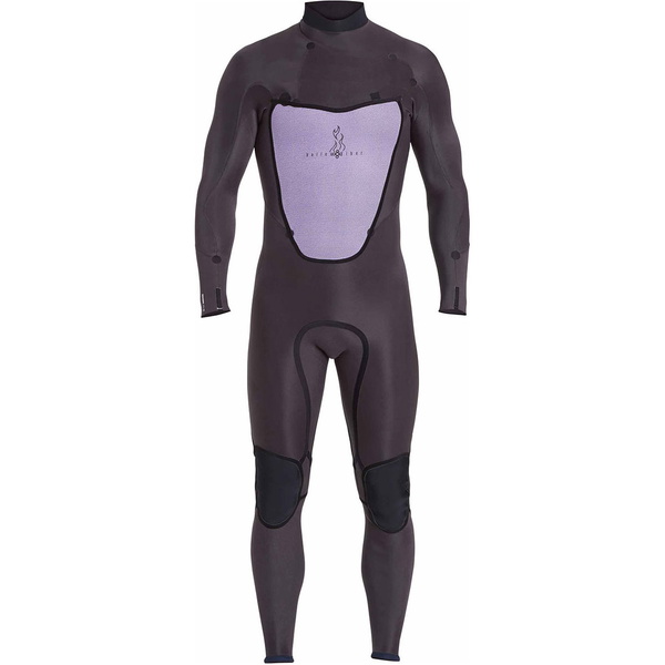 2018 Billabong Absolute Comp 5 / 4mm Borst Zip Wetsuit LUNAR GRIJS F45M21