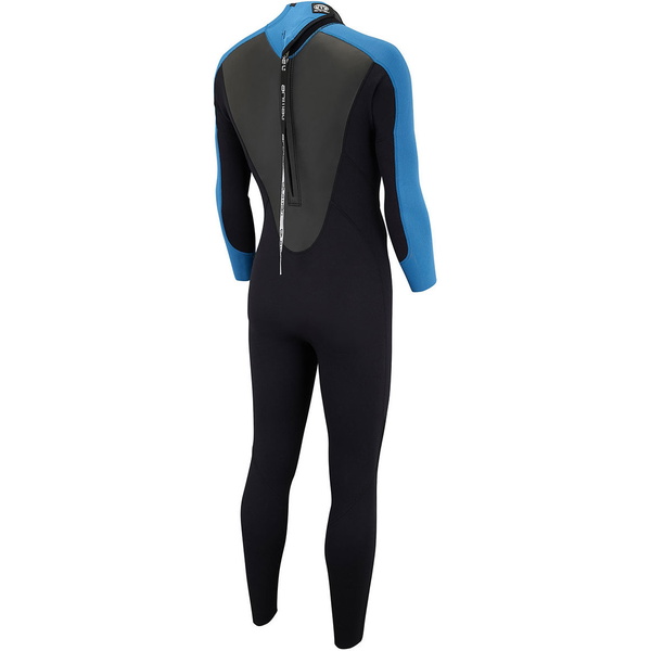 2018 Animal Nova 3 / 2mm Flatlock terug Zip Wetsuit Marina Blue AW8SN102