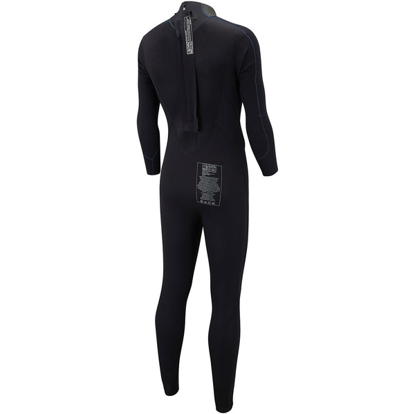 2018 Animal Nova 3 / 2mm Flatlock terug Zip Wetsuit Marina Blue AW8SN102