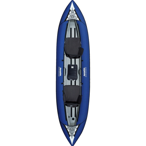 2026 Aquaglide Chinook Tandem XL Opblaasbare Kajak Blauw & 2 Peddels & Pomp