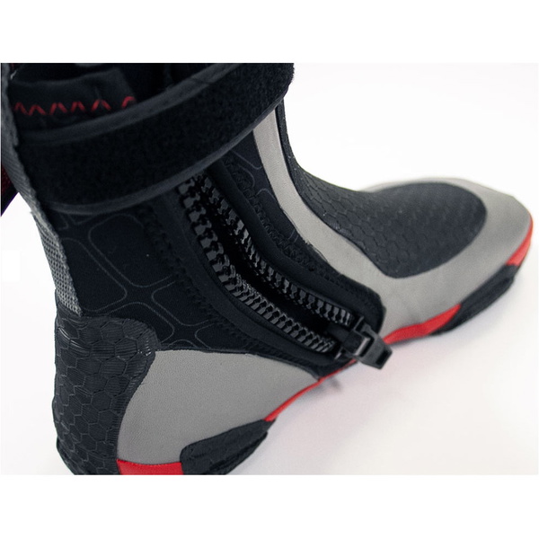 2019 Gul CZ Windward Pro 5mm Zipped Round Toe wetsuit Boot BLACK /GREY BO1279 A8