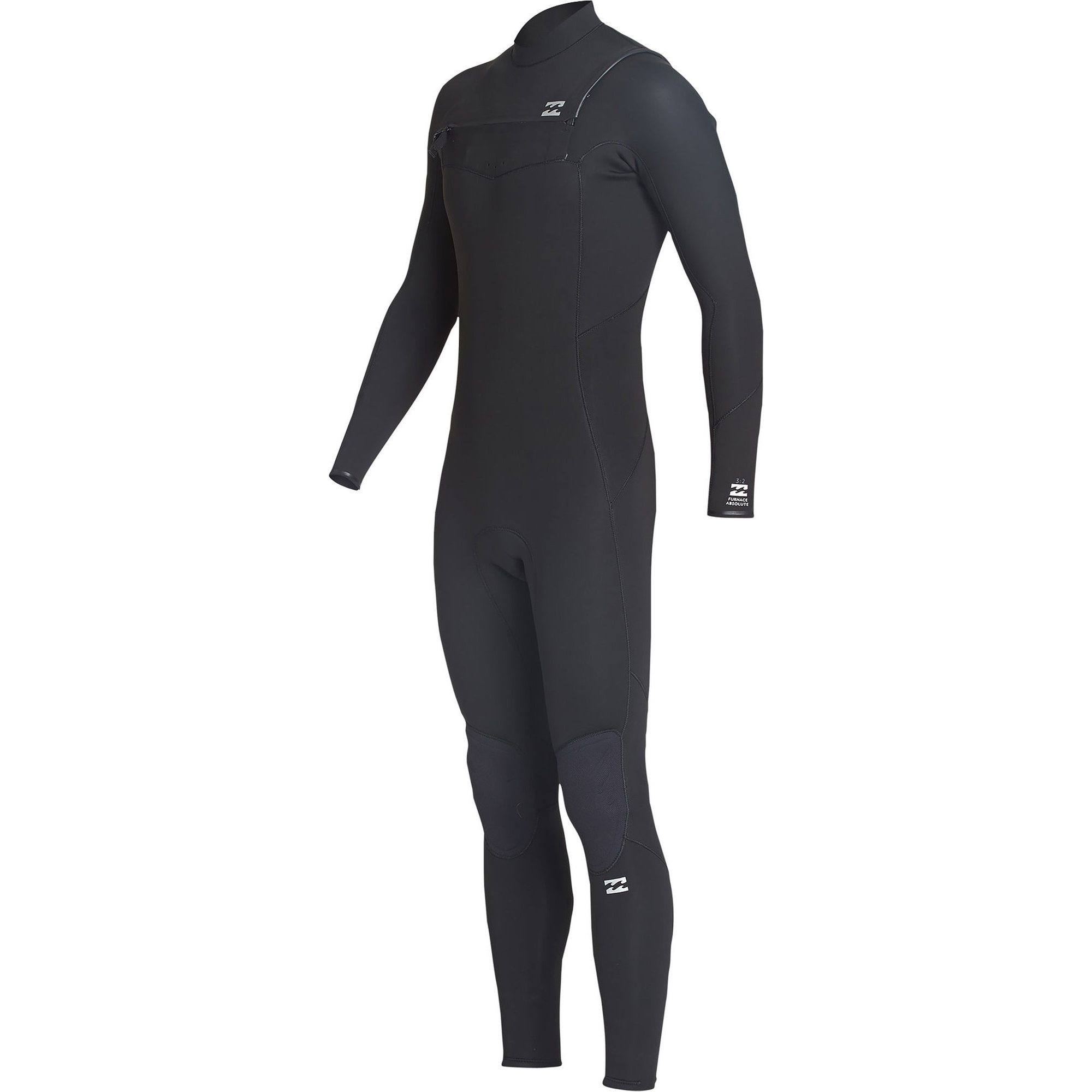 2019 Billabong Mannen Furnace Absolute 5/4mm Chest Zip Wetsuit Zwart Q45m09