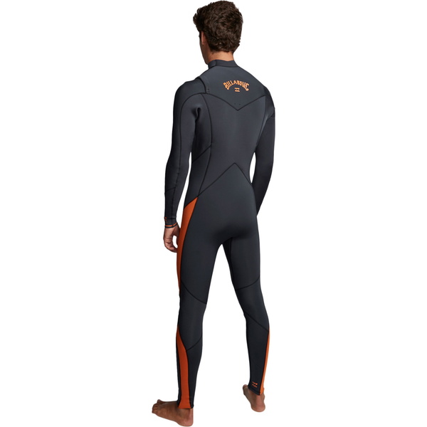 2020 Billabong Mannen Furnace Absolute 5/4mm Chest Zip Wetsuit Zwart Zand Q45m09