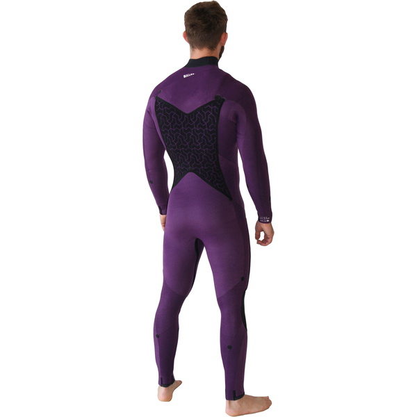 2020 Billabong Mannen Furnace Absolute 5/4mm Chest Zip Wetsuit Zwart Zand Q45m09