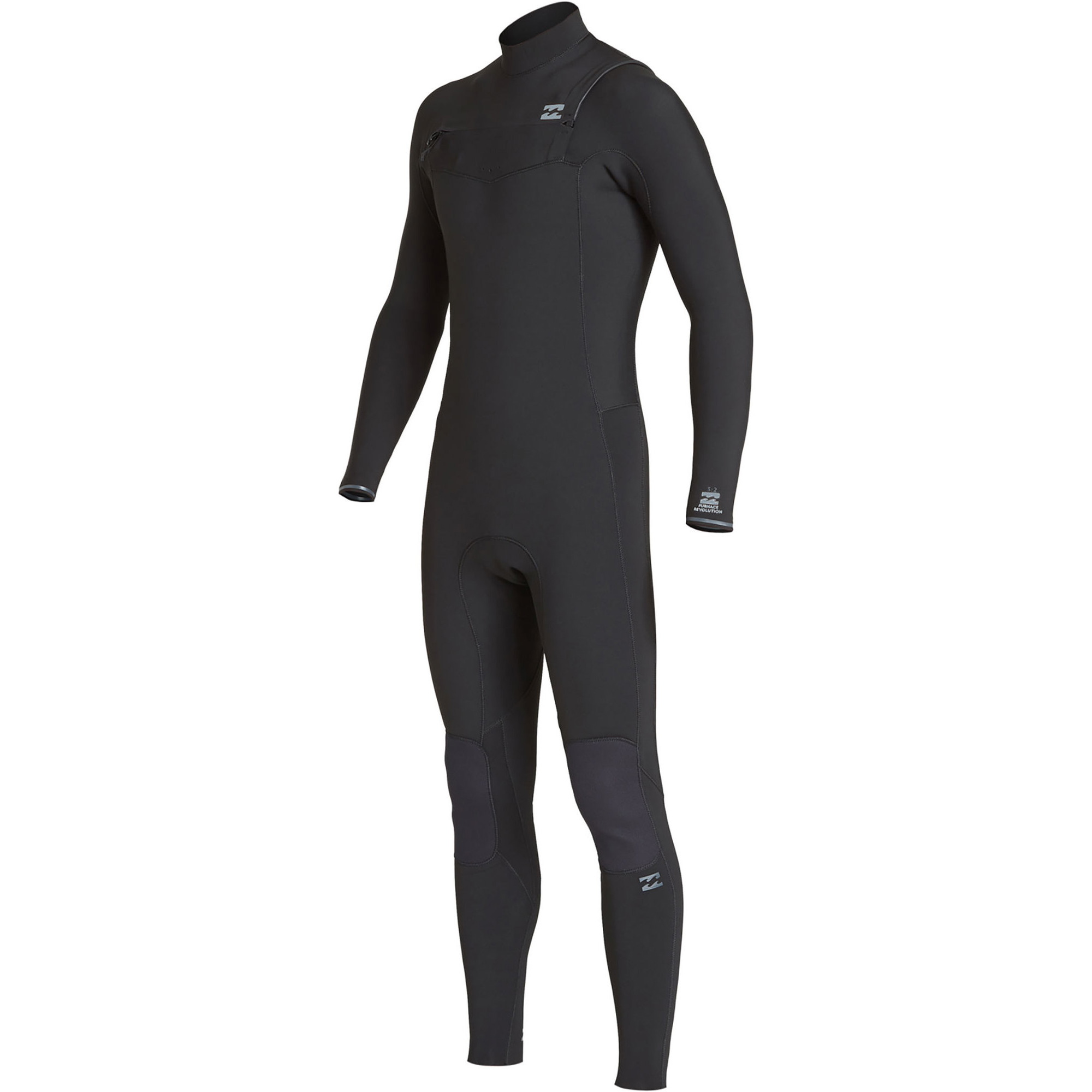2020 Billabong Mannen Furnace Revolutie 5/4mm Chest Zip Wetsuit Zwart Q45m06