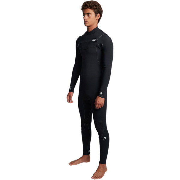 2019 Billabong Mannen Furnace Ultra 4/3mm Chest Zip Wetsuit Zwart Q44m02